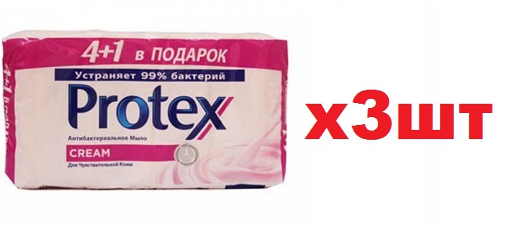 Protex Мыло 5шт*70г Для Чувствительной кожи 3шт